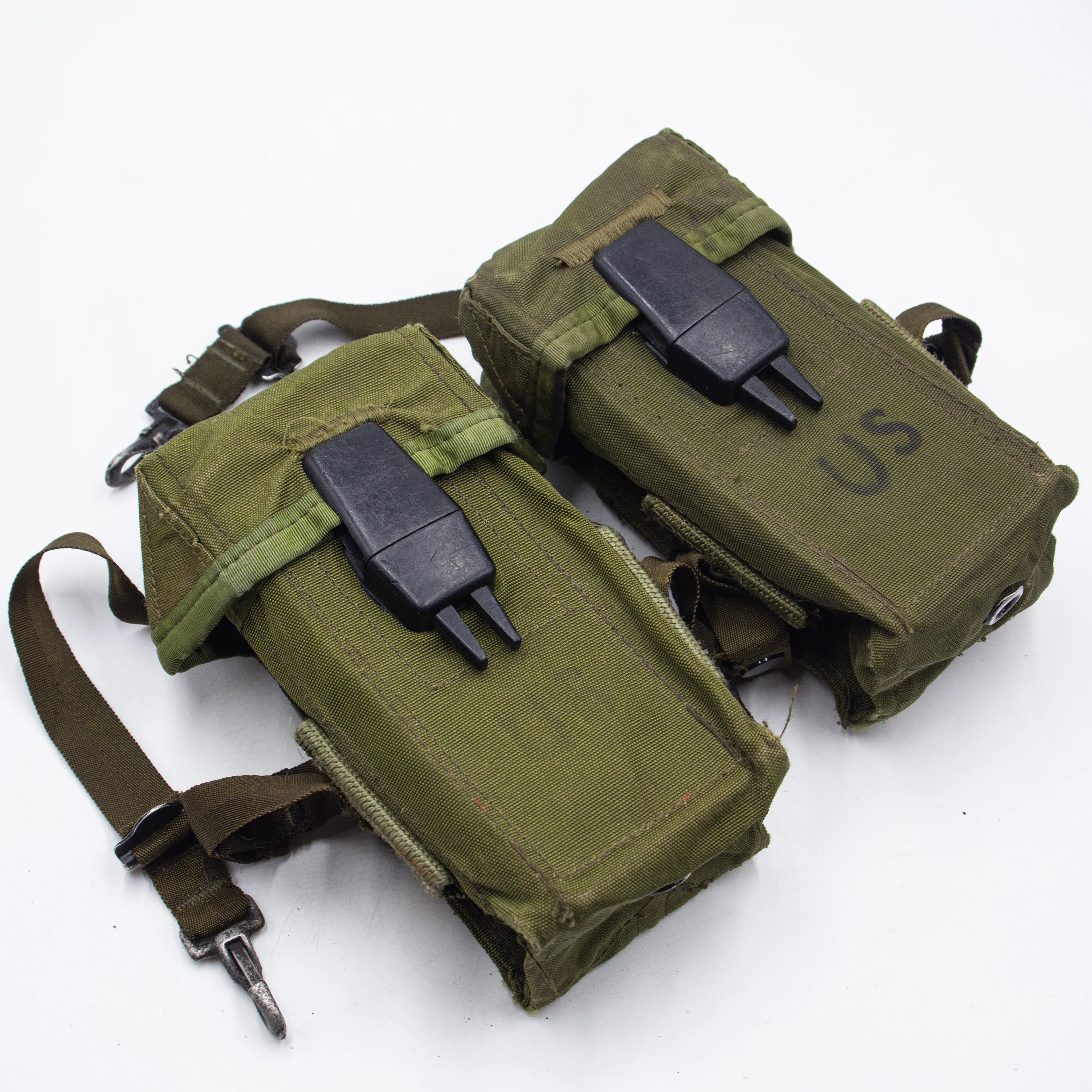 1969 Vietnam War M1967 M67 Long Ammunition Pouch Set - Image 2