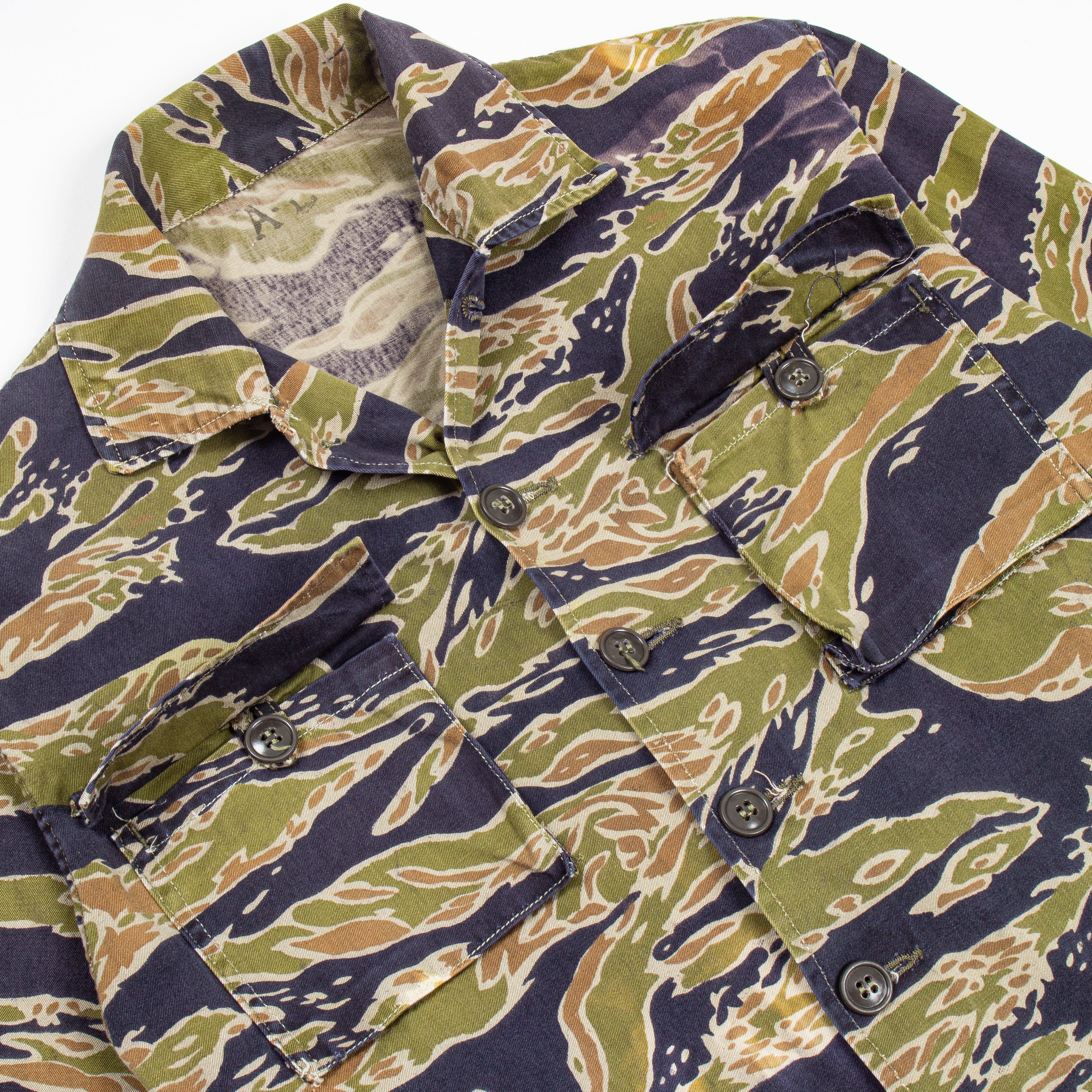 60s Vietnam War Late-War Heavy-Weight Dense (LHD) Tigerstripe Uniform Set - Small - Image 4