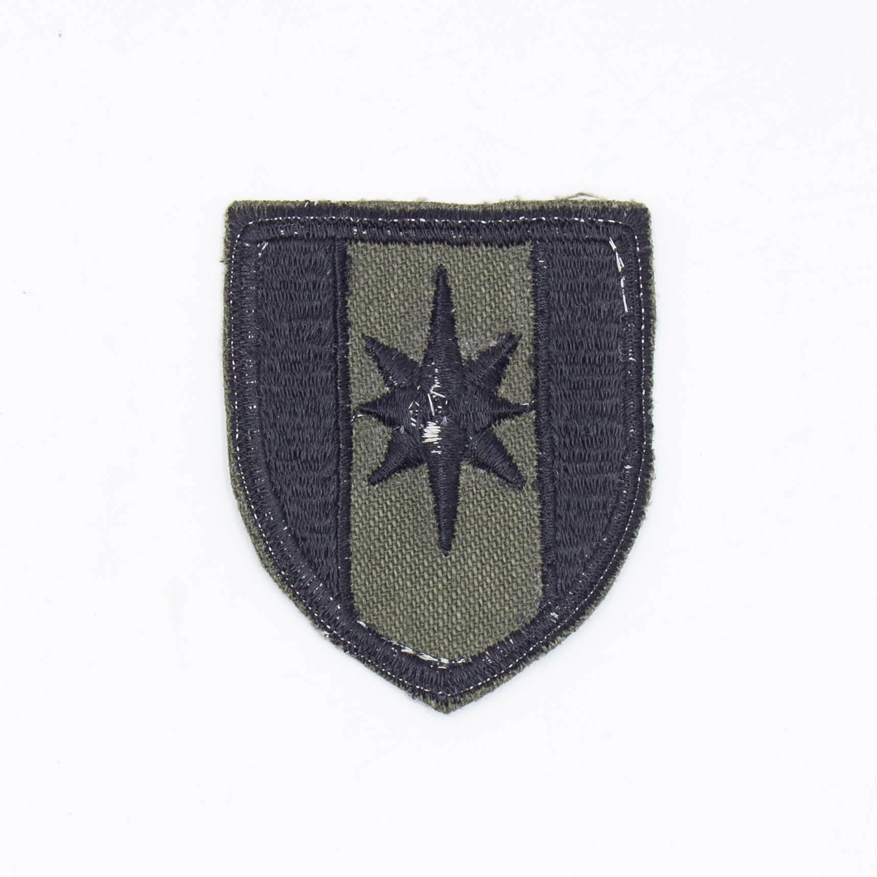 60s Vietnam War Subdued On-Twill 44th Medical Brigade SSI Patch - Image 2
