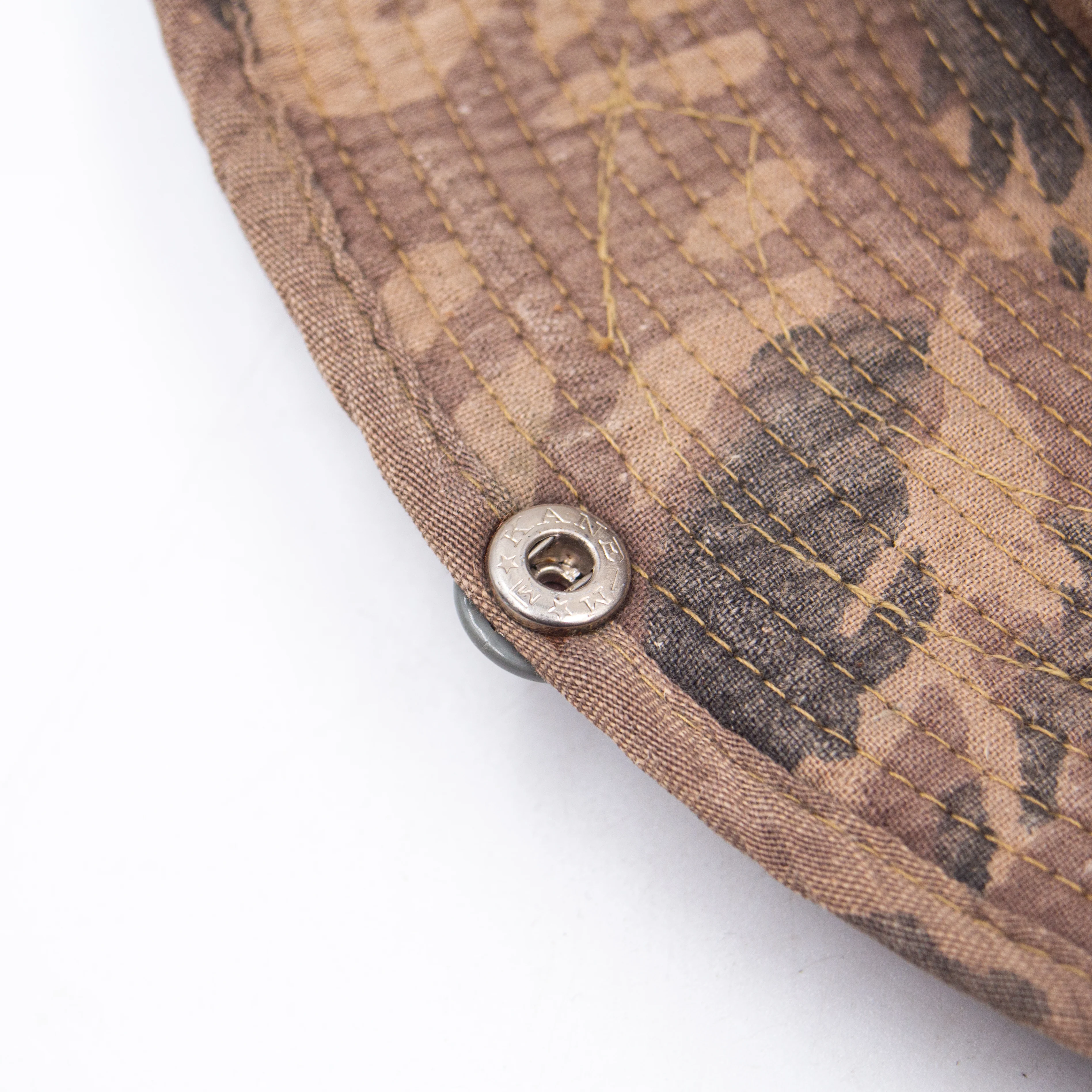 60s Vietnam War Vietnamese-Made Tigerstripe Cowboy Hat - Image 5