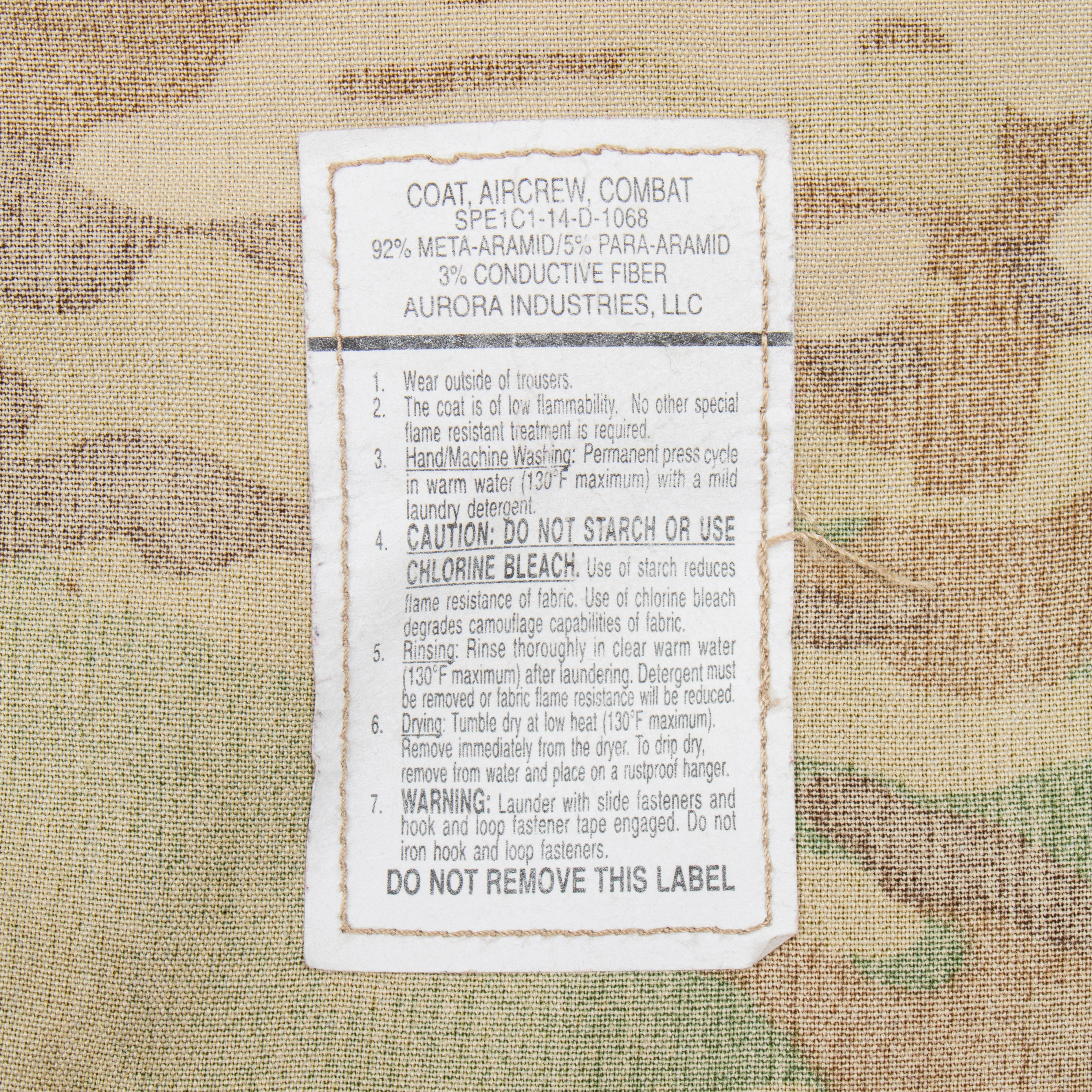 Genuine US Army Multicam OCP Aircrew Coat / Shirt - Image 10