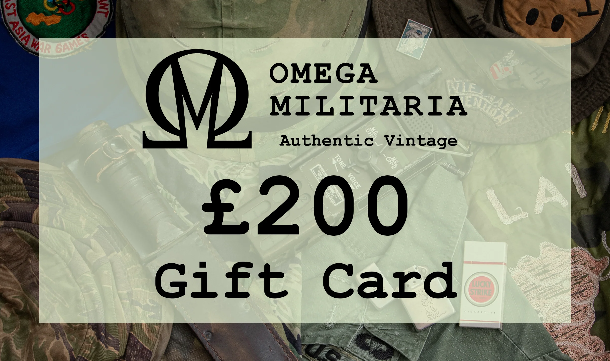 Omega Militaria Gift Card - Image 7