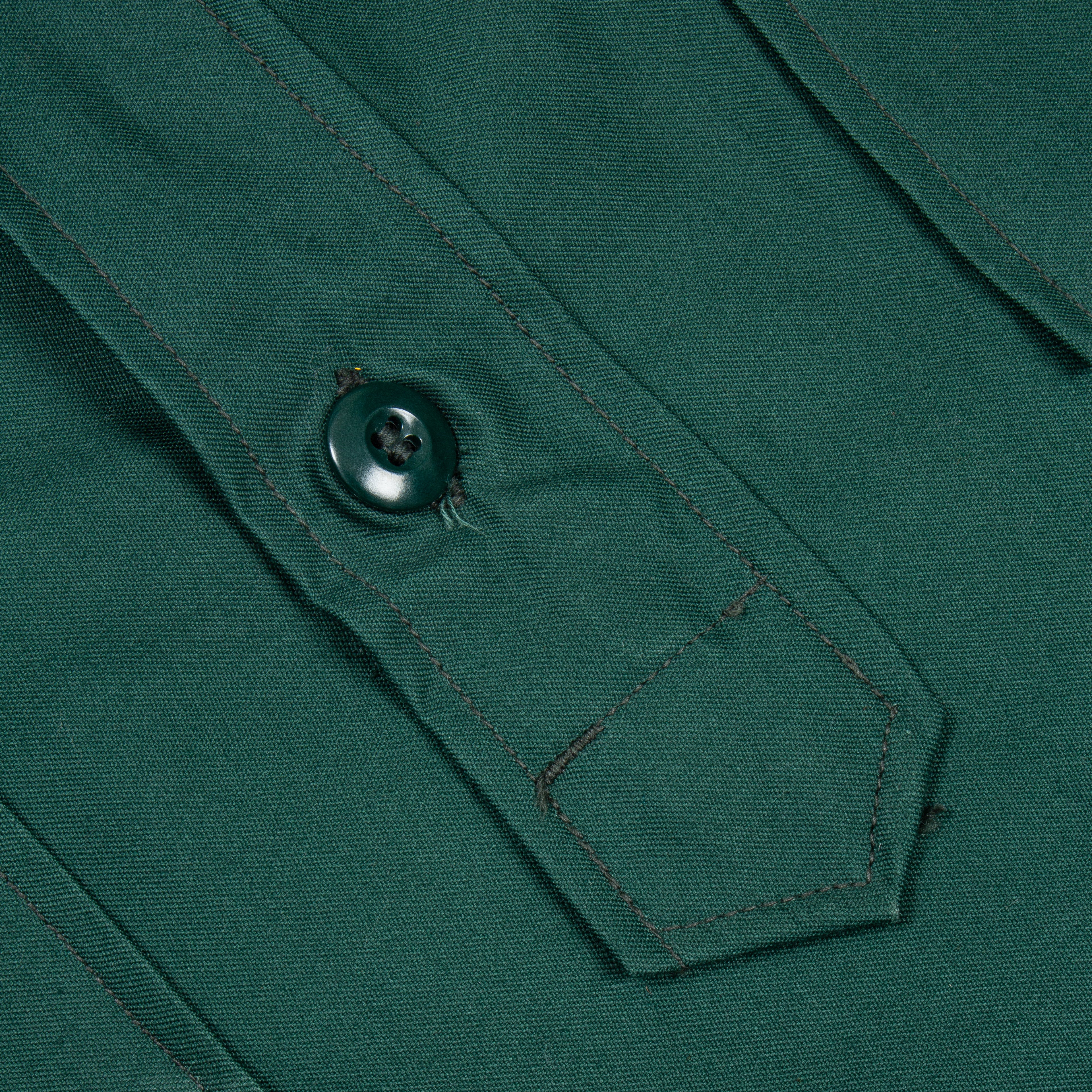 Deadstock Rare 60s Emerald Green Aggressor Shirt - Large - Image 6