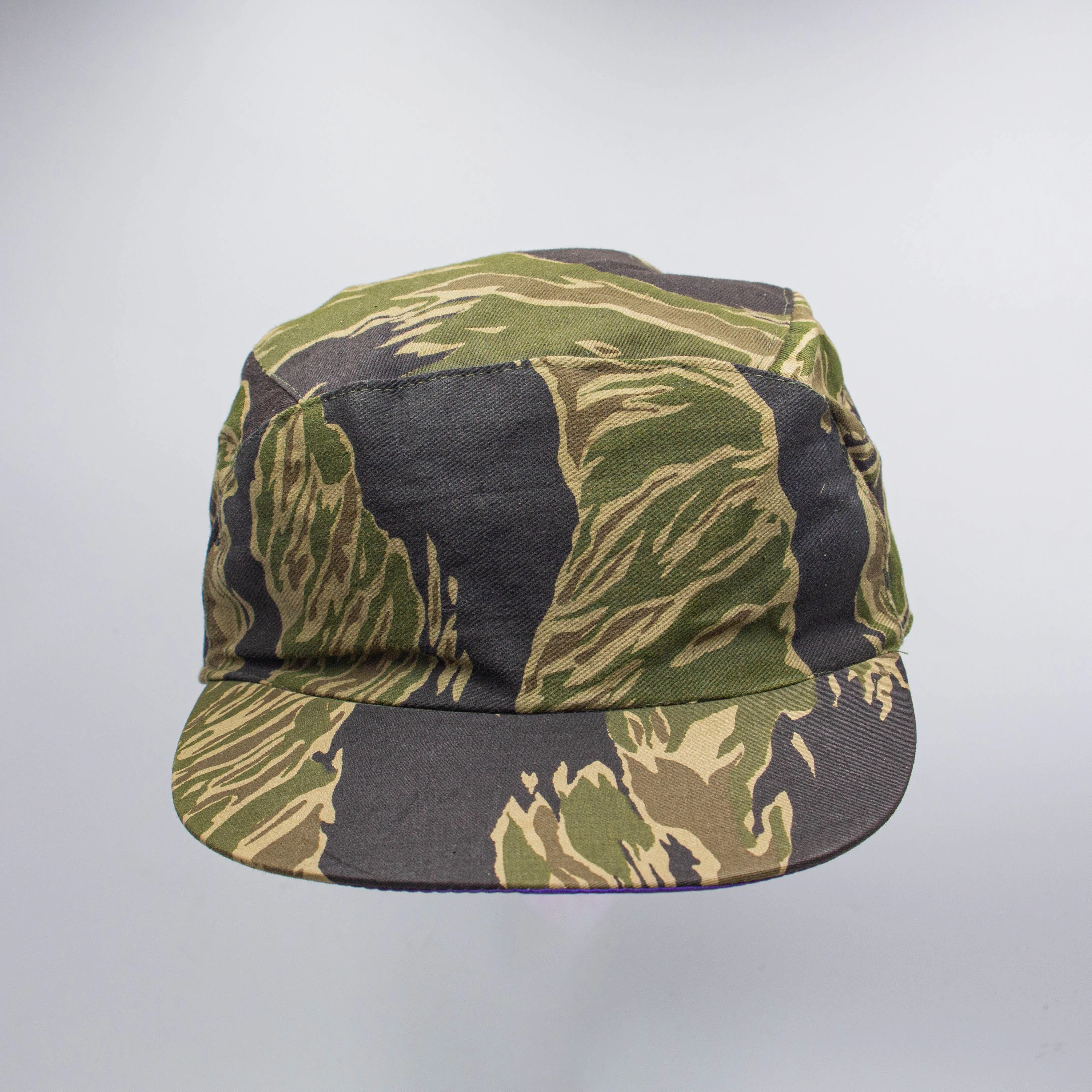 Original 60s Vietnam War Tailor-Made JWD Tigerstripe Field Cap - Size 7 1/4 - Image 3